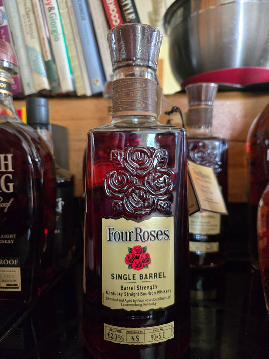 Four Roses single barrel- Brass Mug OESF. 11yr 1mos. 62.3%